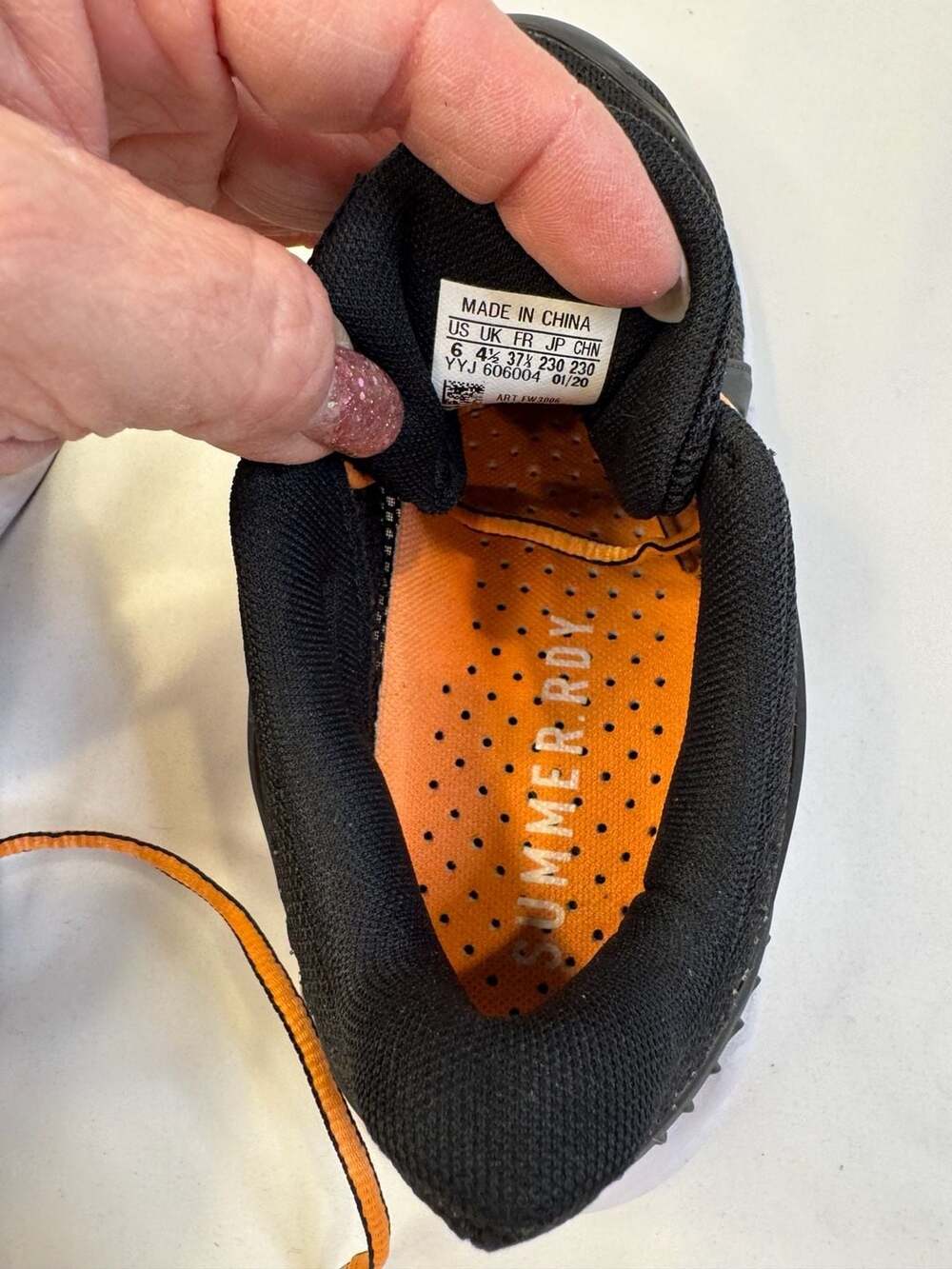 adidas ClimaCool Vent Summer.RDY Running Shoes Black Orange Size 6 - Picture 7 of 9